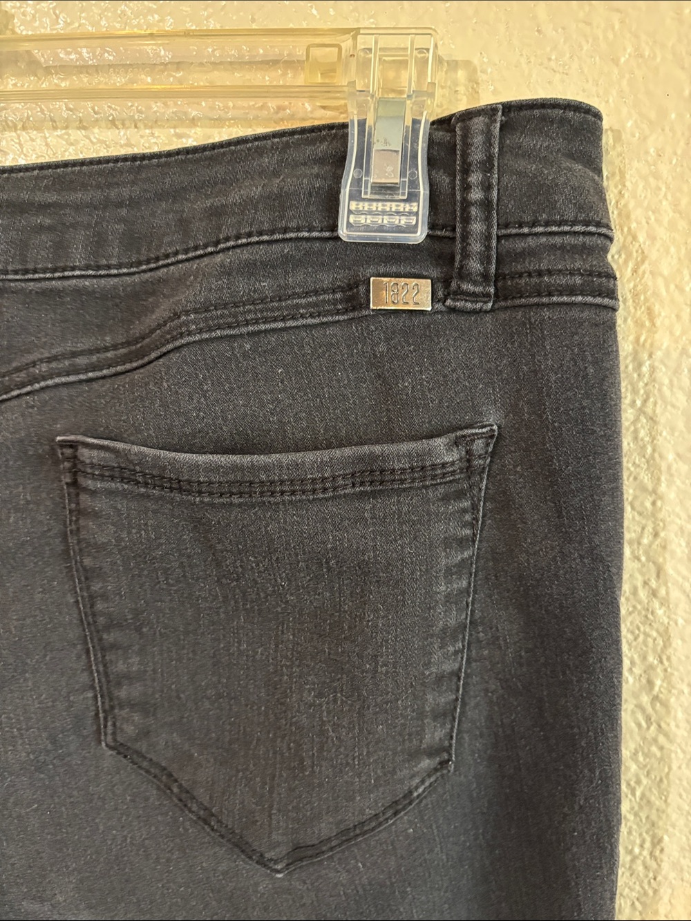 1822 Denim Black Skinny Jeans for Women Size 12 - Picture 2 of 5